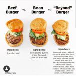 Plant Protein Based options ARE GREAT!🌱 It’s important though to understand what exactly goes into these foods.🍔 Which one do you think is better?🤔